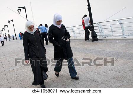 Stock Image - Corniche Beirut, Beirut, Lebanon. Fotosearch
