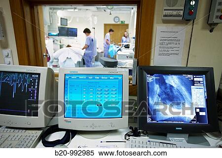 Coronary catheterization, Hemodynamics. Hospital Policlinica Gipuzkoa, San Sebastian, Donostia, Euskadi, Spain View Large Photo Image Stock Photography - Coronary catheterization, Hemodynamics. Hospital Policlinica Gipuzkoa, San Sebastian, Donostia, Euskadi, Spain. Fotosearch