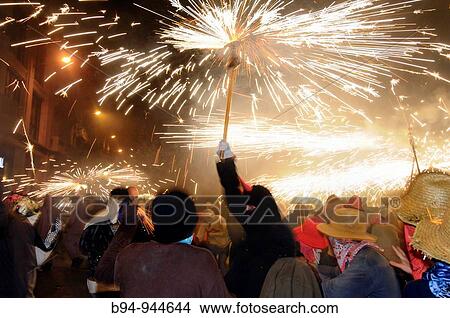? Correfocs?, La Merce feast, Barcelona, Catalonia, Spain View Large Photo Image Picture - ? Correfocs?, La Merce feast, Barcelona, Catalonia, Spain. Fotosearch