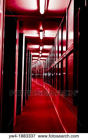 Corridor at night, London, UK View Large Photo Image Stock Photo - Corridor at night, London, UK. Fotosearch