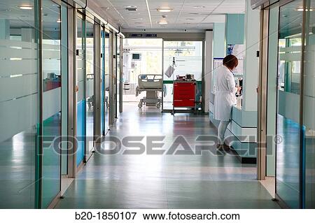 Corridor, Intensive Care Unit ICU, Donostia Hospital, San Sebastian, Donostia, Gipuzkoa, Basque Country, Spain View Large Photo Image Stock Photo - Corridor, Intensive Care Unit ICU, Donostia Hospital, San Sebastian, Donostia, Gipuzkoa, Basque Country, Spain. Fotosearch