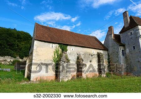 Corroirie Monastery Castle, Loire Valley, France. View Large Photo Image Stock Image - Corroirie Monastery Castle, Loire Valley, France.. Fotosearch