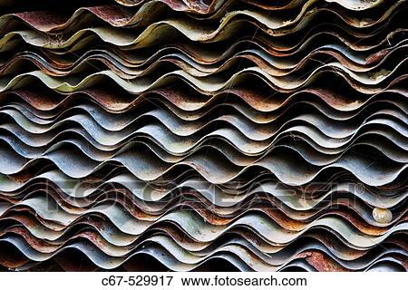 Stock Photo - Corrugated iron pattern. Fotosearch