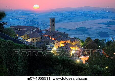 Cortona sunset, Arezzo county, Italy View Large Photo Image Stock Image - Cortona sunset, Arezzo county, Italy. Fotosearch