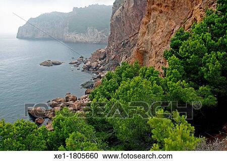 Stock Image - Costa Brava, Begur, Catalonia, Spain. Fotosearch