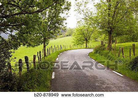 Country road, Elosua, Azkoitia, Guipuzcoa, Basque Country, Spain View Large Photo Image Stock Photo - Country road, Elosua, Azkoitia, Guipuzcoa, Basque Country, Spain. Fotosearch