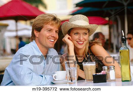 couple at a cafe View Large Photo Image Stock Image - couple at a cafe. Fotosearch