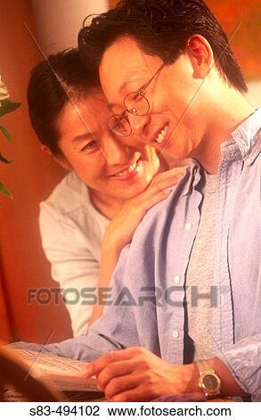 Couple at home View Large Photo Image Stock Image - Couple at home. Fotosearch