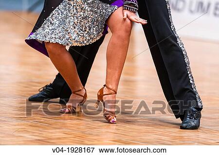 Couple at latin dancing at a dancing competition, Germany, Europe View Large Photo Image Stock Photo - Couple at latin dancing at a dancing competition, Germany, Europe. Fotosearch