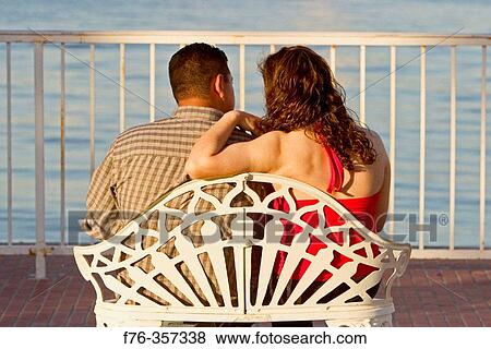 Couple at Long Beach. California. USA. View Large Photo Image Stock Photo - Couple at Long Beach. California. USA.. Fotosearch