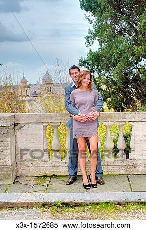 Couple at Pincio park in Rome Italy View Large Photo Image Stock Photography - Couple at Pincio park in Rome Italy. Fotosearch
