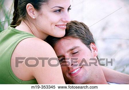 Stock Photography - couple at the beach. Fotosearch