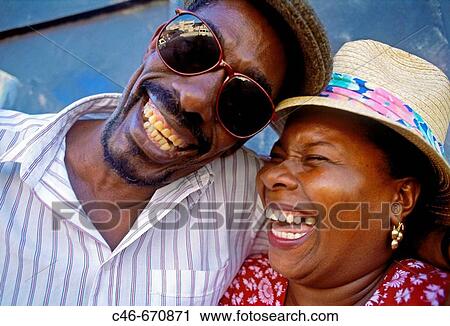 Couple, Castries (the capital). St. Lucia (West Indies) View Large Photo Image Stock Image - Couple, Castries (the capital). St. Lucia (West Indies). Fotosearch