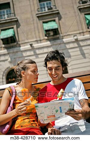 Stock Image - Couple. Chile.. Fotosearch