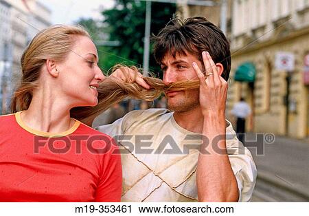 couple clowning around View Large Photo Image Stock Image - couple clowning around. Fotosearch