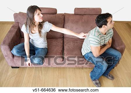 Couple conflict. View Large Photo Image Stock Photograph - Couple conflict.. Fotosearch