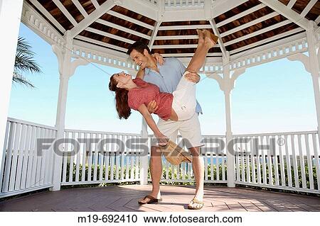 Couple dancing in a Gazebo View Large Photo Image Stock Image - Couple dancing in a Gazebo. Fotosearch