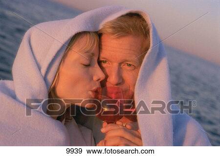 Couple drinking wine View Large Photo Image Stock Photo - Couple drinking wine. Fotosearch