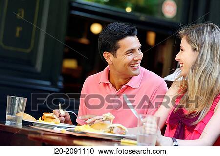 Couple eating in a restaurant. San Sebastian. Donostia. Gipuzkoa. Basque Country. Spain. View Large Photo Image Stock Image - Couple eating in a restaurant. San Sebastian. Donostia. Gipuzkoa. Basque Country. Spain.. Fotosearch