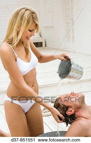 Couple having fun at home View Large Photo Image Stock Image - Couple having fun at home. Fotosearch
