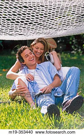 couple in a hammock View Large Photo Image Stock Image - couple in a hammock. Fotosearch