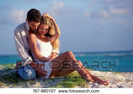 Stock Photo - Couple in Barbados, Caribbean. Fotosearch