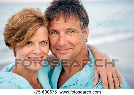 Stock Photography - Couple in embrace. Fotosearch
