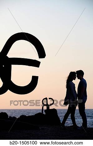 Couple in Peine del viento, by Eduardo Chillida, Donostia, San Sebastian, Gipuzkoa, Euskadi, Spain View Large Photo Image Stock Image - Couple in Peine del viento, by Eduardo Chillida, Donostia, San Sebastian, Gipuzkoa, Euskadi, Spain. Fotosearch