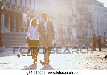Couple in St. Mark's Square. Venice. Italy View Large Photo Image Stock Photograph - Couple in St. Mark's Square. Venice. Italy. Fotosearch