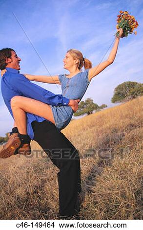 Couple in the country View Large Photo Image Picture - Couple in the country. Fotosearch