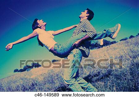 Stock Photo - Couple in the country. Fotosearch