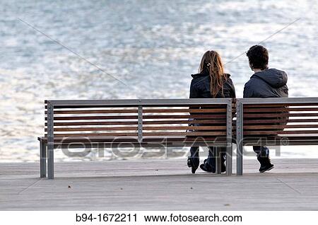 Couple in the Maremagnum area Barcelona Catalonia Spain. View Large Photo Image Stock Image - Couple in the Maremagnum area Barcelona Catalonia Spain.. Fotosearch
