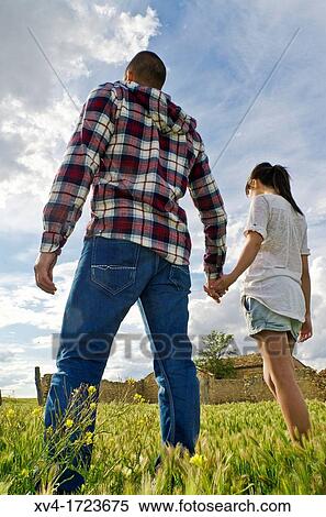 Couple in the ruralscape, Aragon, Spain View Large Photo Image Stock Photography - Couple in the ruralscape, Aragon, Spain. Fotosearch
