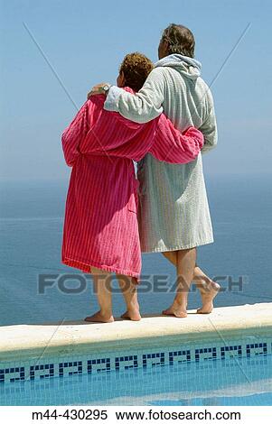 Couple in the swimming-pool. Javea. Alicante. Spain. View Large Photo Image Stock Photography - Couple in the swimming-pool. Javea. Alicante. Spain.. Fotosearch