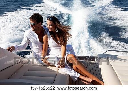 Couple in yacht View Large Photo Image Stock Image - Couple in yacht. Fotosearch
