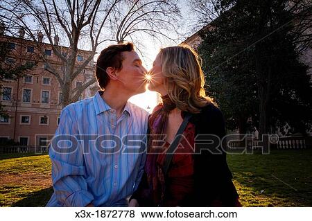 Couple kissing in Rome Italy View Large Photo Image Stock Photo - Couple kissing in Rome Italy. Fotosearch