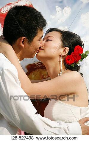 Couple Kissing View Large Photo Image Stock Photo - Couple Kissing. Fotosearch