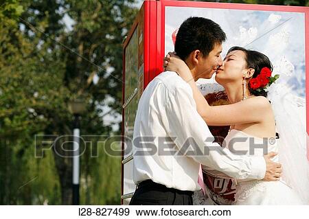 Couple Kissing View Large Photo Image Stock Photo - Couple Kissing. Fotosearch