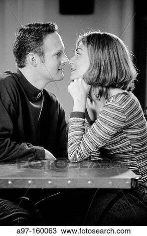 Couple nose to nose View Large Photo Image Stock Image - Couple nose to nose. Fotosearch