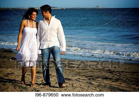Couple on Beach View Large Photo Image Stock Image - Couple on Beach. Fotosearch