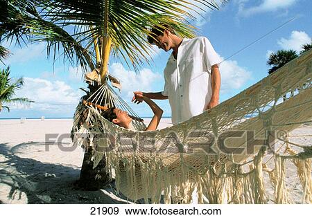 Couple on the beach, Caribbean View Large Photo Image Stock Photo - Couple on the beach, Caribbean. Fotosearch