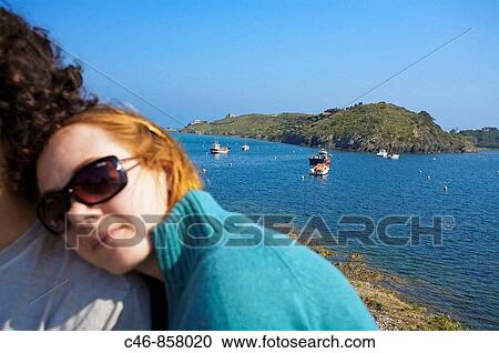 Couple, Portlligat. Girona province, Catalonia, Spain View Large Photo Image Stock Image - Couple, Portlligat. Girona province, Catalonia, Spain. Fotosearch