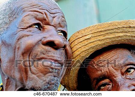 Stock Photo - Couple, Roseau. Commonwealth of Dominica. West Indies. Caribbean. Fotosearch
