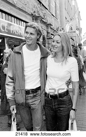 Couple shopping View Large Photo Image Stock Photo - Couple shopping. Fotosearch