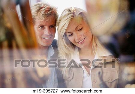 Stock Photo - couple shopping. Fotosearch