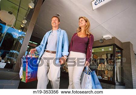 couple shopping View Large Photo Image Stock Photograph - couple shopping. Fotosearch
