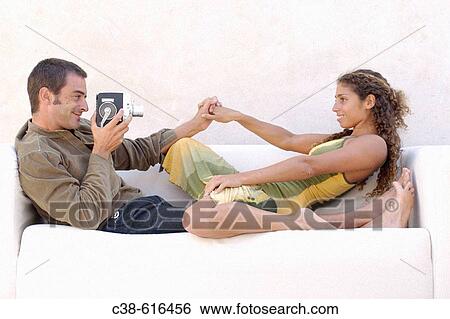 Couple View Large Photo Image Stock Photograph - Couple. Fotosearch