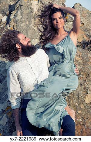 Couple. Tarifa, Cadiz, Andalusia, Spain, Europe. View Large Photo Image Stock Photo - Couple. Tarifa, Cadiz, Andalusia, Spain, Europe.. Fotosearch