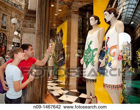 couples who are shopping in Milan View Large Photo Image Stock Image - couples who are shopping in Milan. Fotosearch