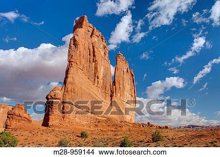 Courthouse Tower, Arches National Park Utah USA View Large Photo Image Picture - Courthouse Tower, Arches National Park Utah USA. Fotosearch